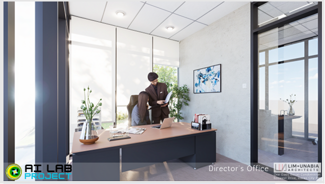 Figure 10. The Director’s Office for a 676.5 SQM AI Lab for MOST-BARMM