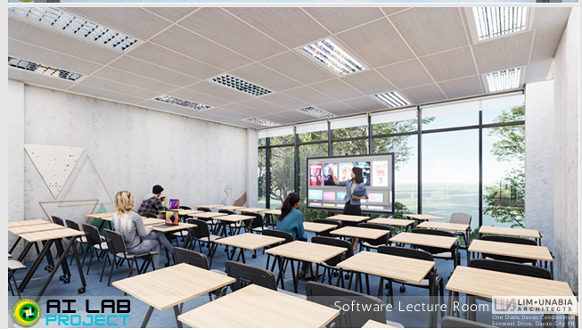 Figure 13. Software Lecture Room for a 676.5 SQM AI Lab for MOST-BARMM