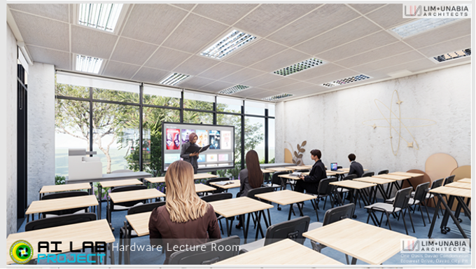Figure 14. Hardware Lecture Room for a 676.5 SQM AI Lab for MOST-BARMM