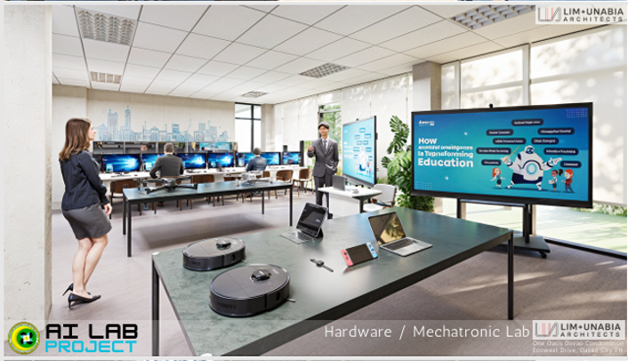Figure 15. Hardware/Mechatronic Laboratory Room for a 676.5 SQM AI Lab for MOST-BARMM