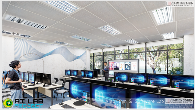 Figure 16. Algorithm & Software Laboratory Room for a 676.5 SQM AI Lab for MOST-BARMM