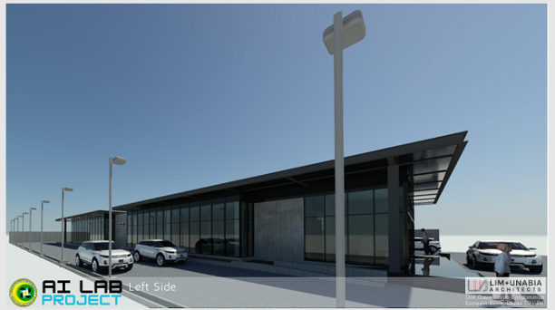 Figure 8. Main Entrance-Left Side for a 676.5 SQM AI Lab for MOST-BARMM