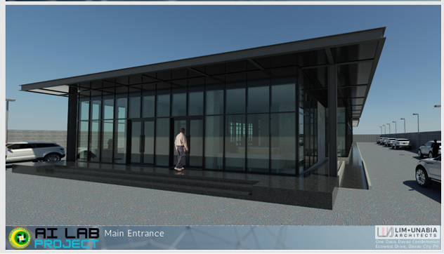 Figure 5. Main Entrance for a 676.5 SQM AI Lab for MOST-BARMM